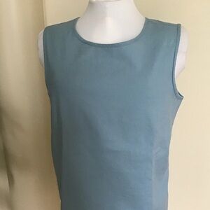 Linen Blend Sleeveless Top